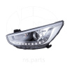 Фара левая HYUNDAI Solaris (11-14) LED