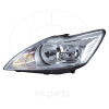 Фара левая FORD Focus II (08-11) (хром)